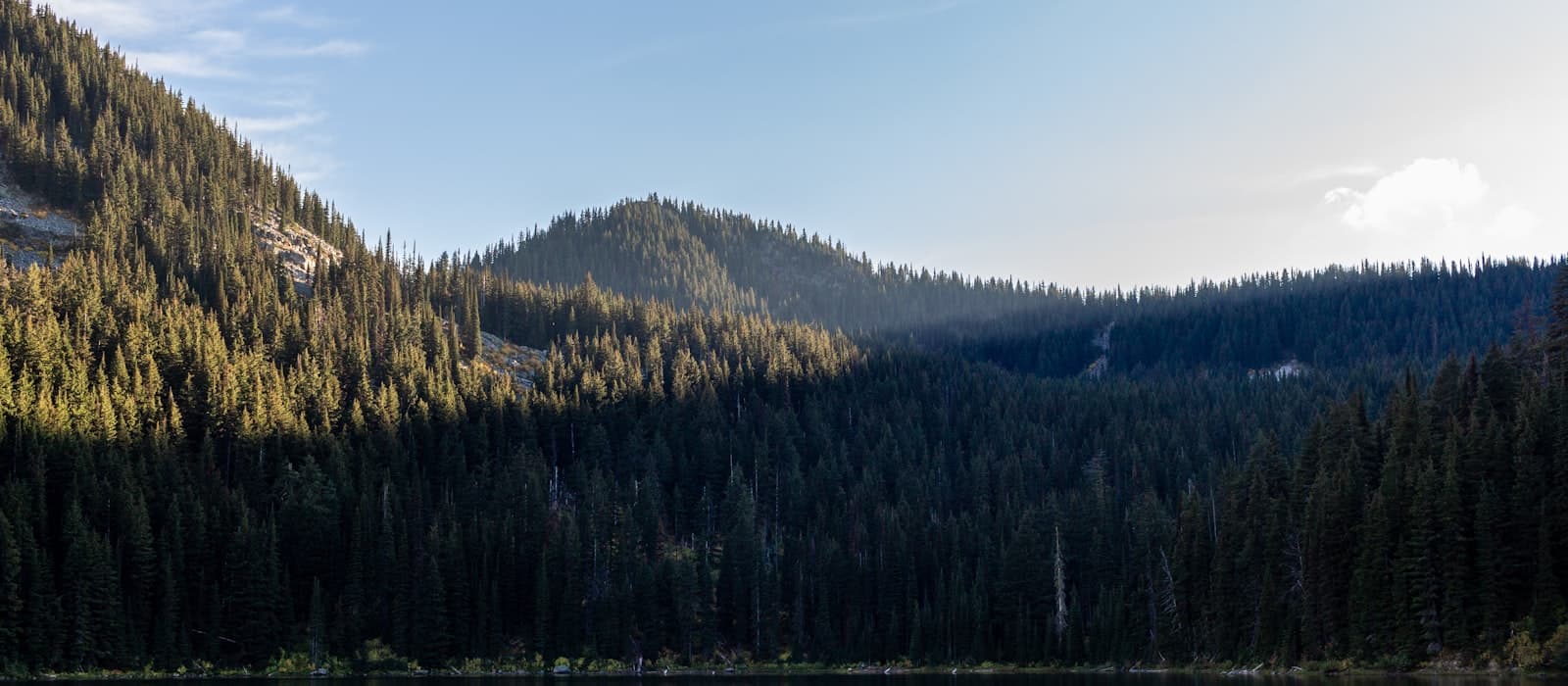 Scenic view from Harrison Bluffs in Harrison, Idaho
