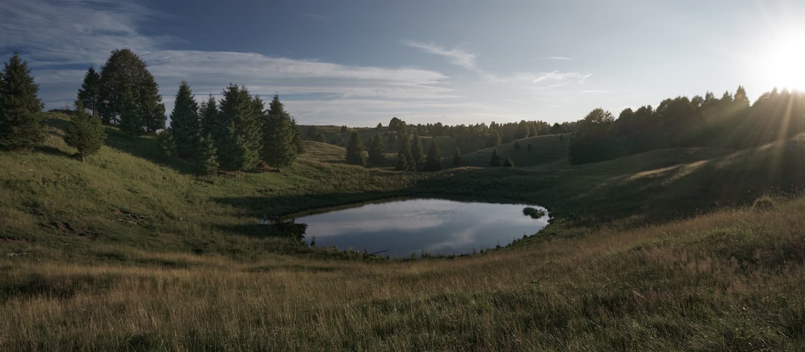 Lake Coeur d'Alene sunset from Harrison Bluffs